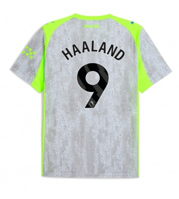 Manchester City Erling Haaland #9 Tredjetrøje 2025-26 Kortærmet